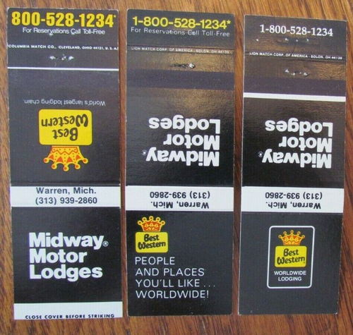 Midway Motor Lodge - Matchbook Warren (newer photo)